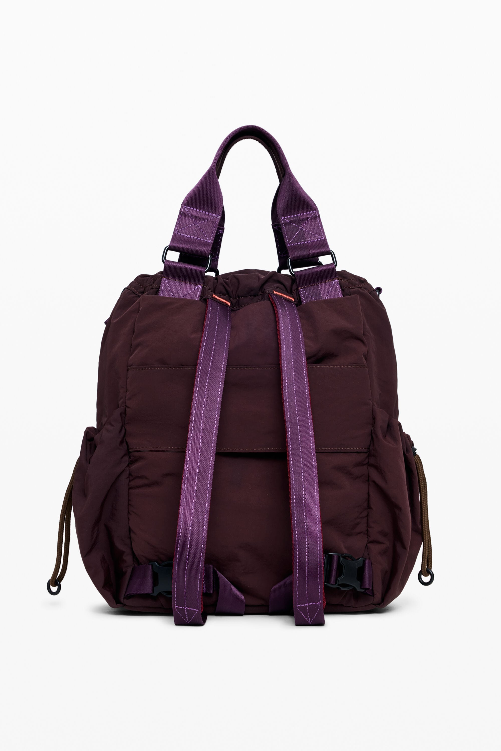 Medium Multi-position Backpack nylon red women's accessories I