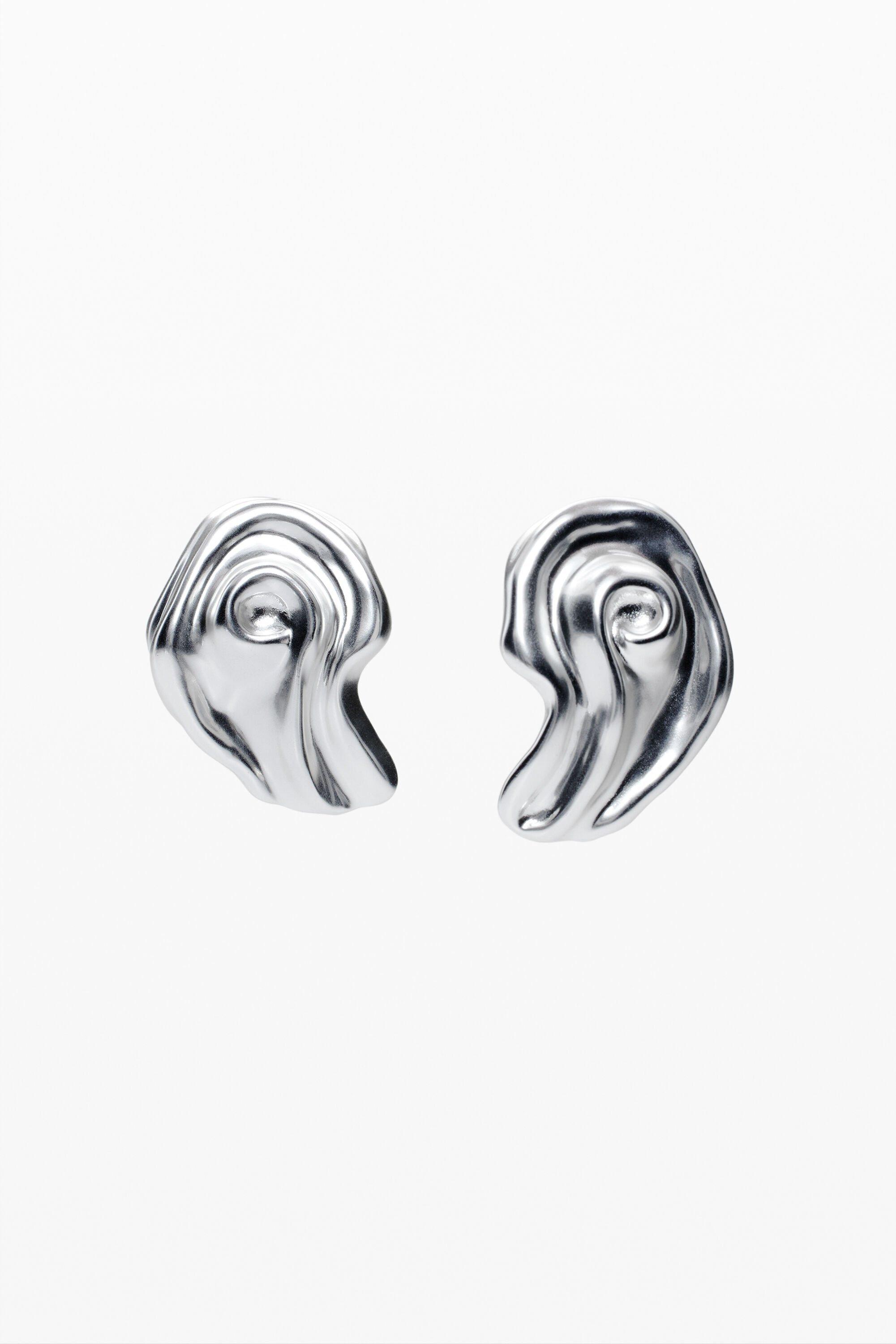 Boucles d'oreilles coquillage plaqué argent Zalio - Desigual - Modalova
