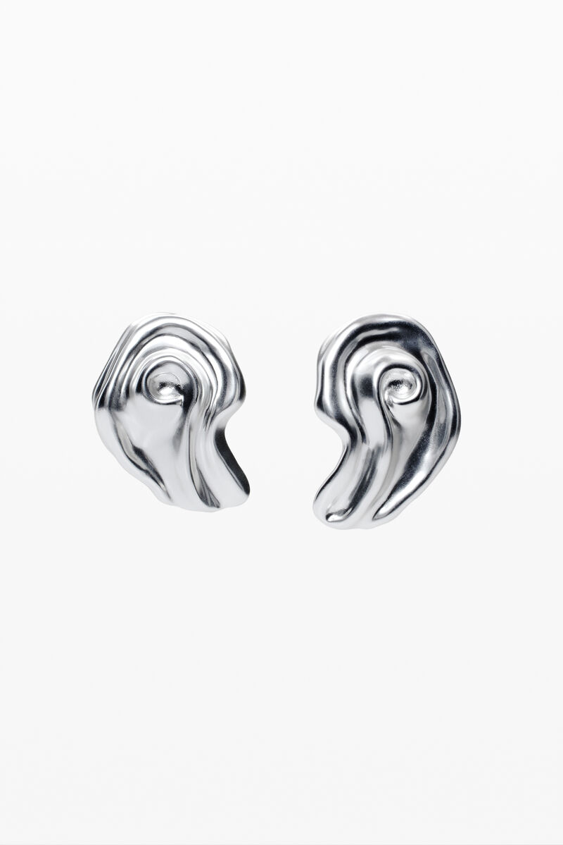Silver-plated shell earrings Zalio Women's I Desigual.com