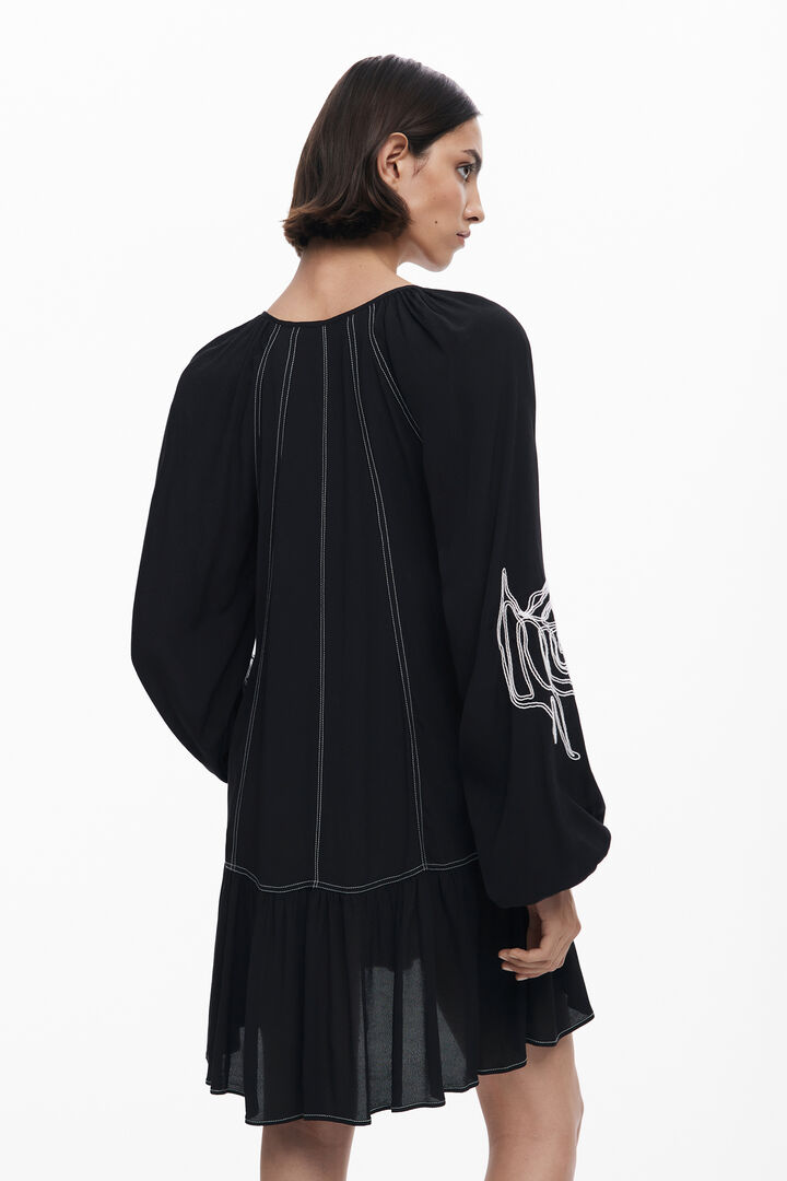 Boho-jurk met borduursels | Desigual