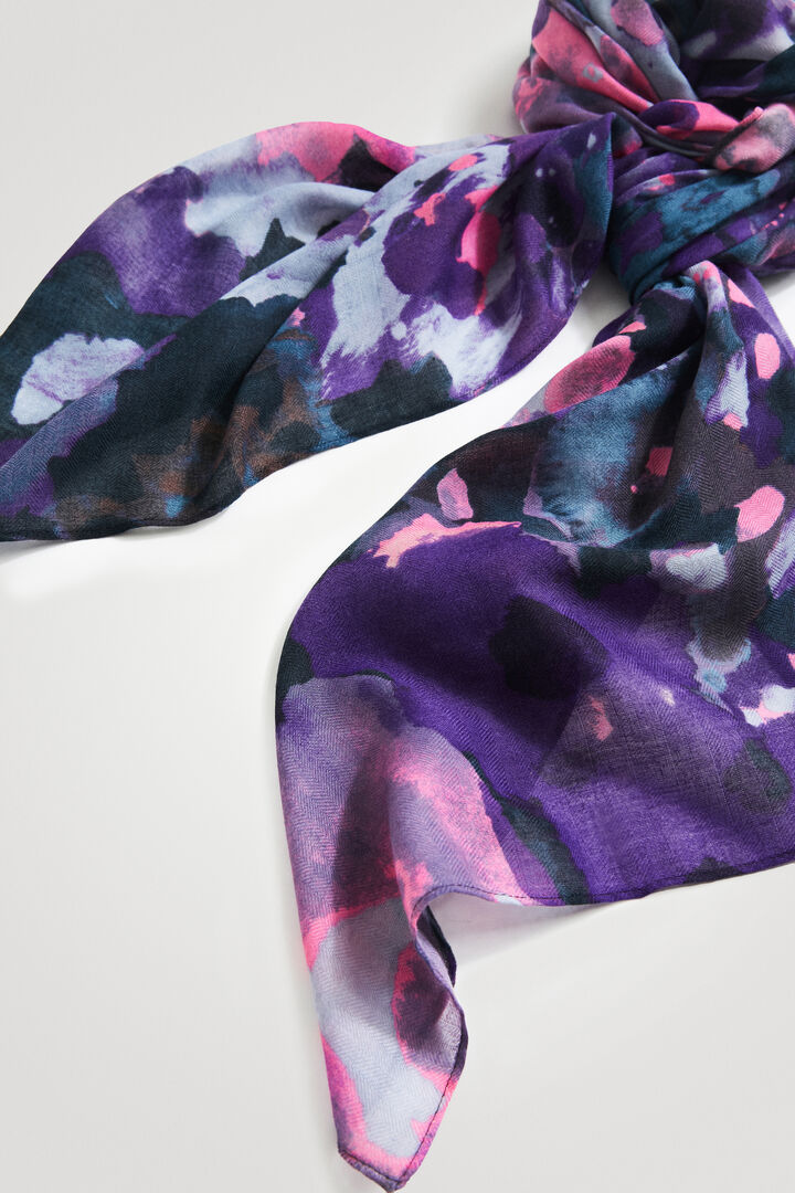 Foulard rettangolare fiori acquerello | Desigual
