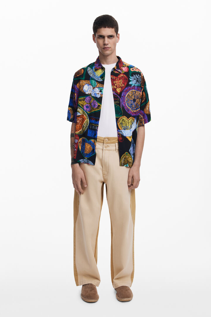 Camisa manga corta frutas | Desigual