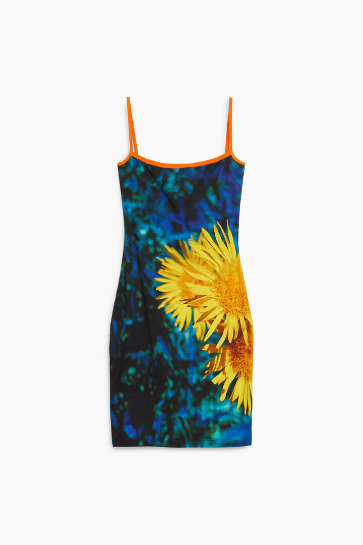 Vestido midi girasoles | Desigual