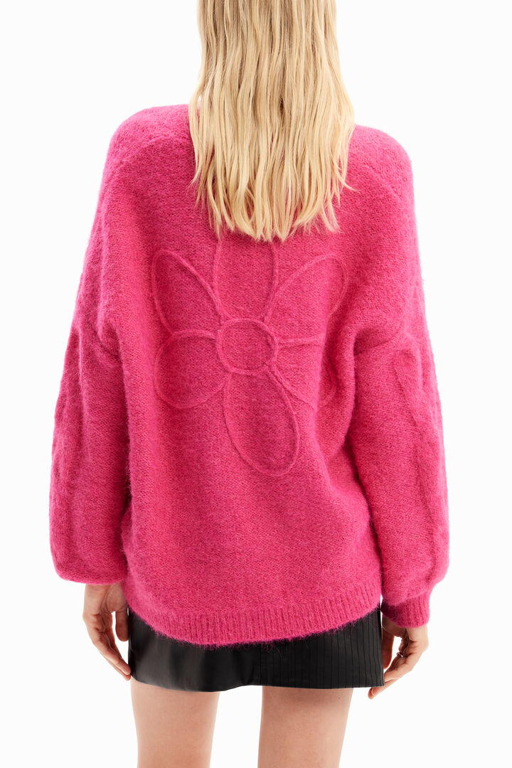 Oversize daisy cardigan | Desigual