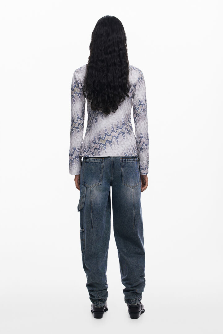 Snake fluid shirt | Desigual