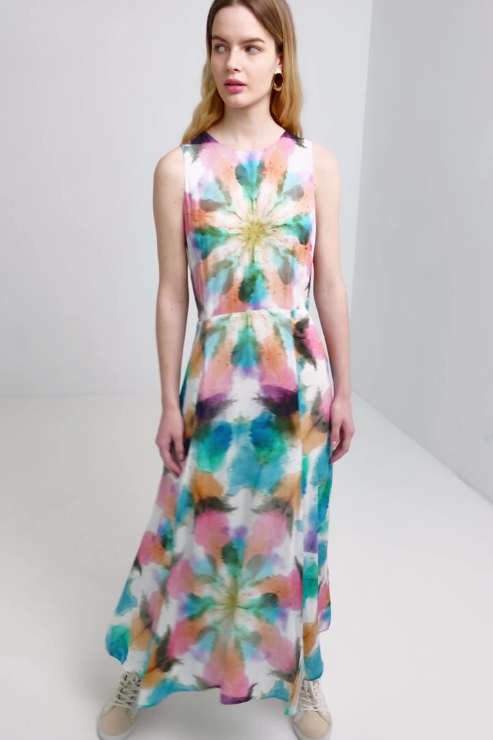 Robe longue délavée | Desigual
