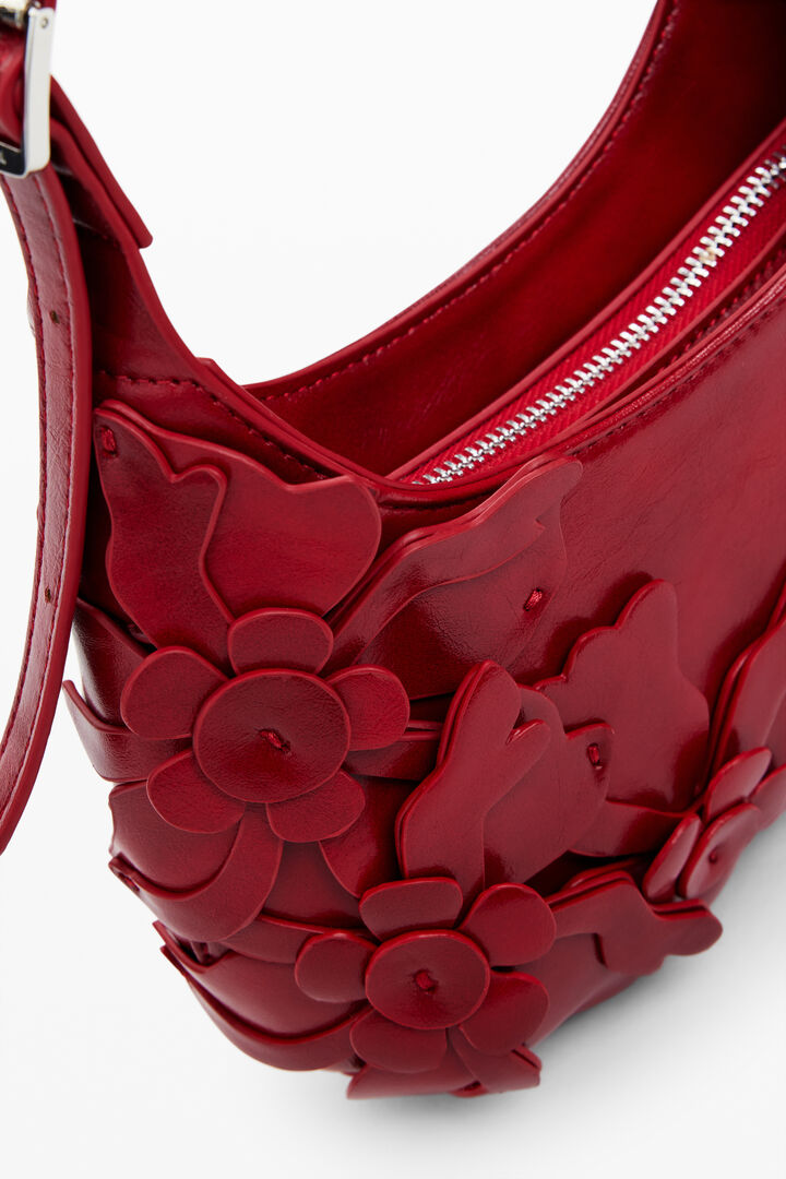 Small bag with flower appliqués | Desigual