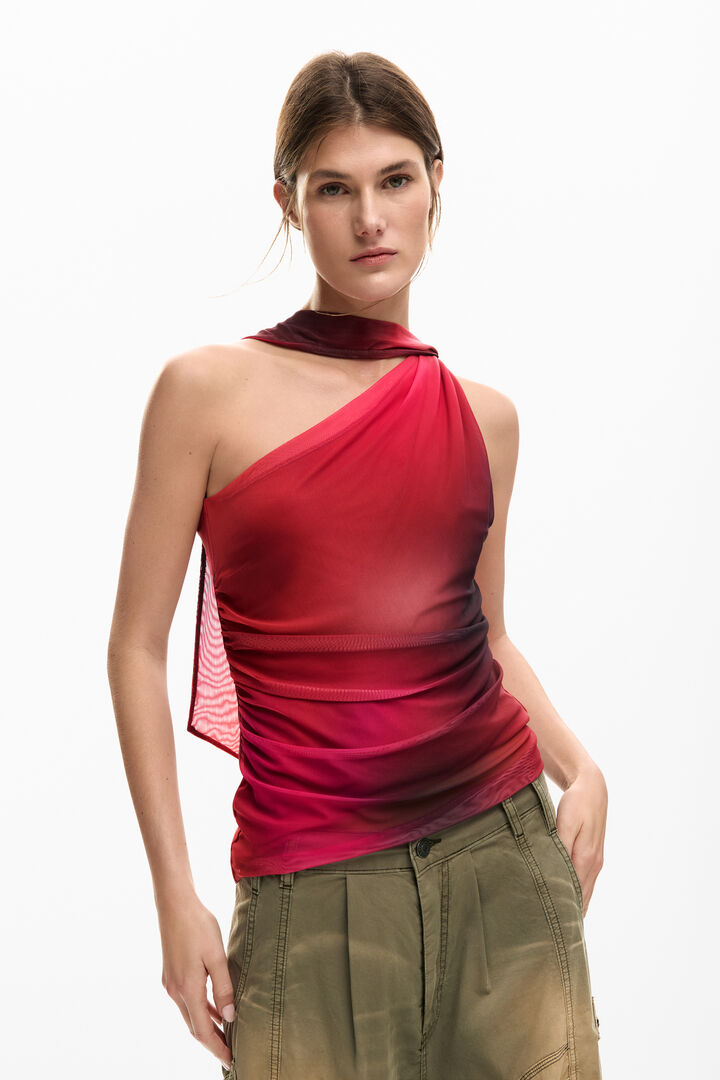 Knot neckline T-shirt | Desigual