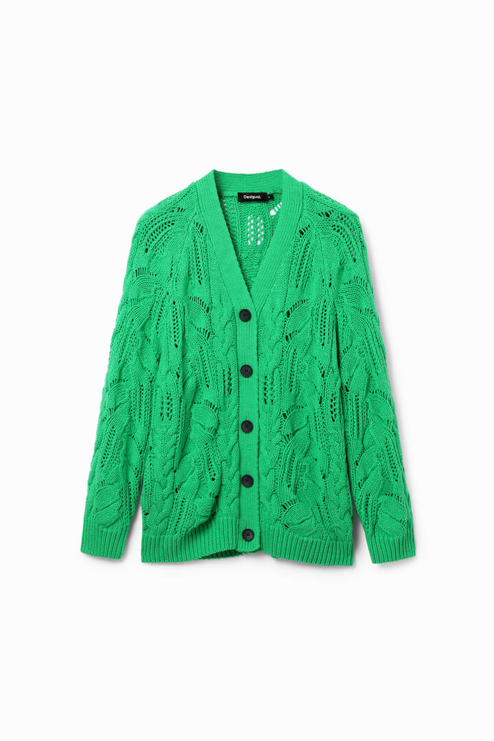 Oversize openwork cardigan | Desigual