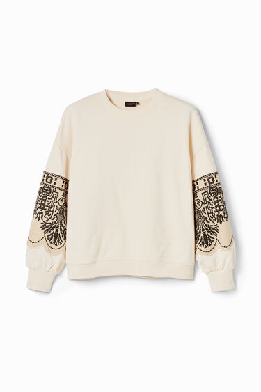Oversize embroidered sweatshirt | Desigual