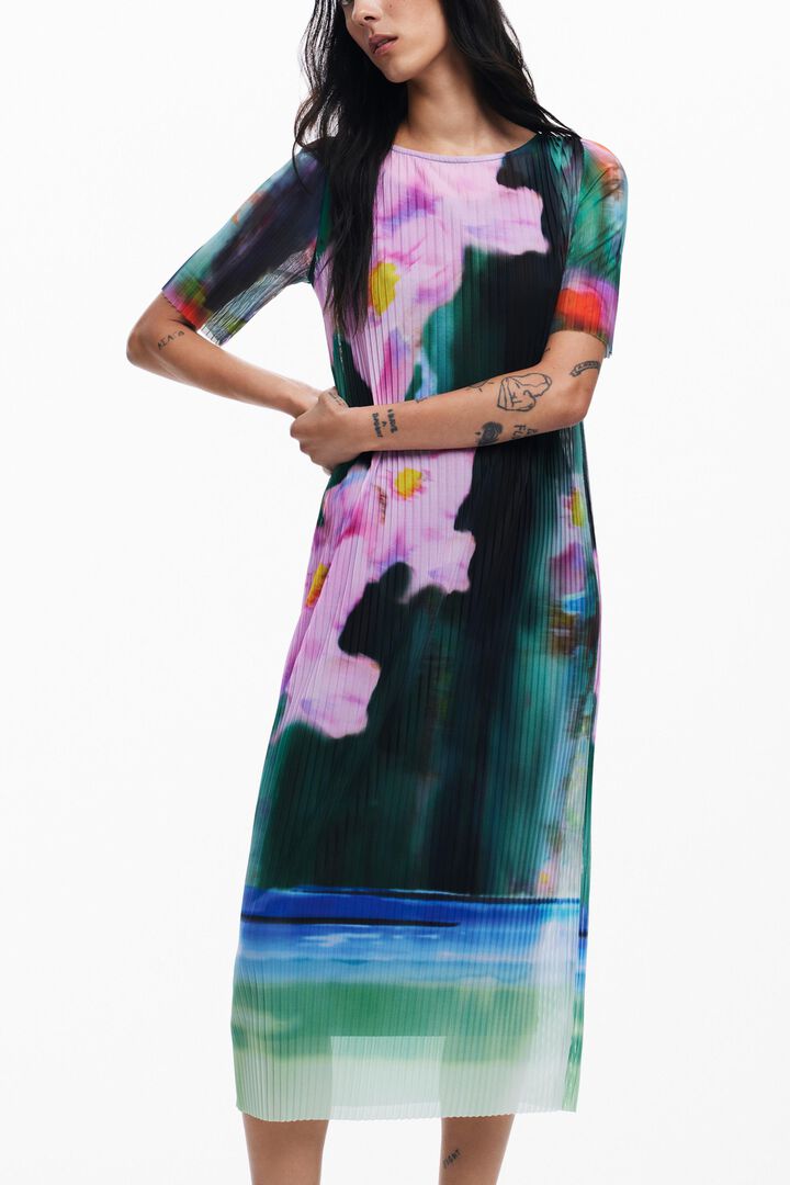 Midi &scaron;aty s květinami | Desigual