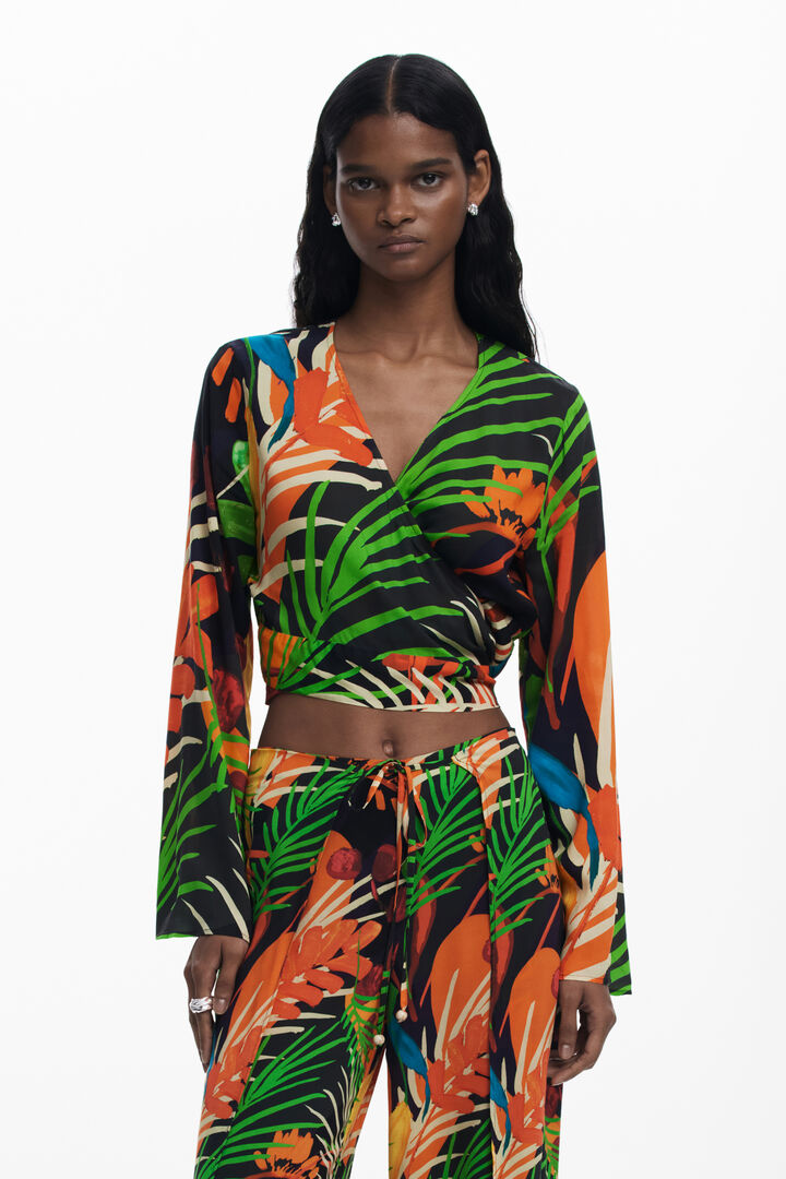 Top cruzado tropical