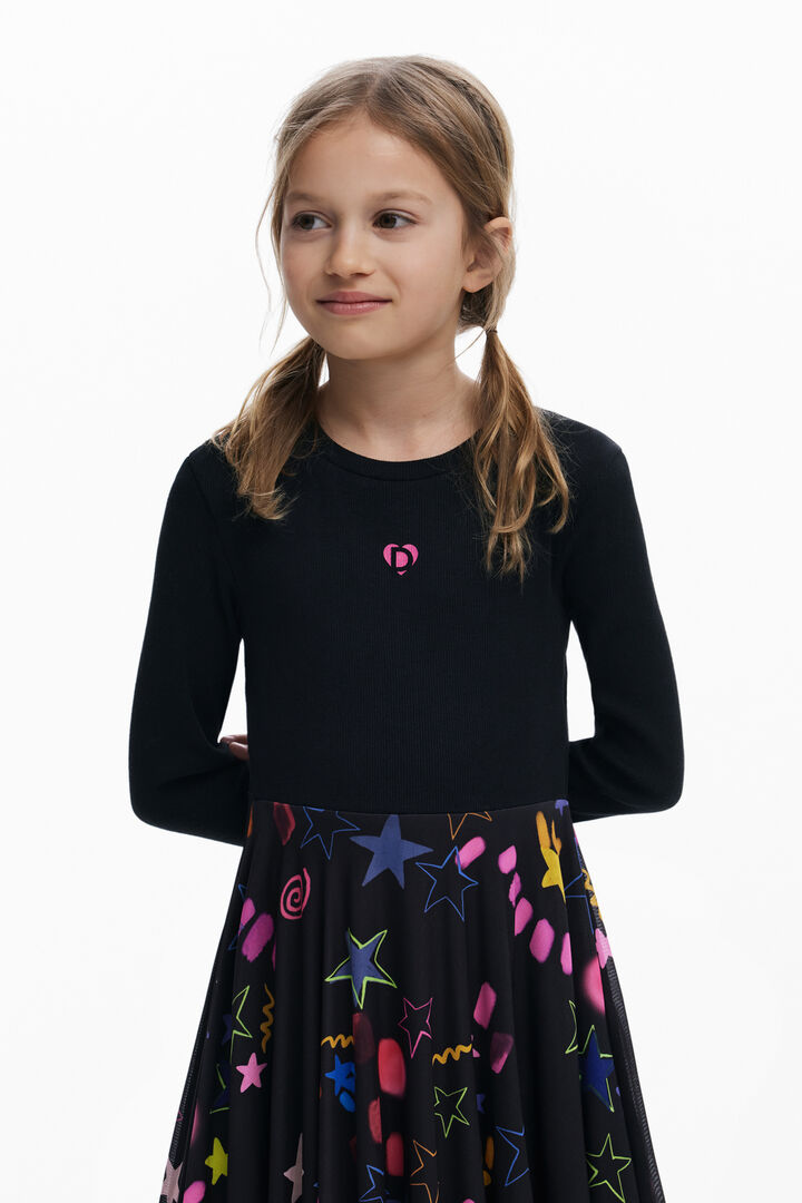 Star-patterned dress | Desigual