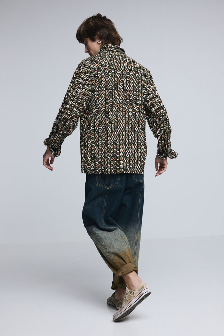 Jacquard men's shirt | Desigual