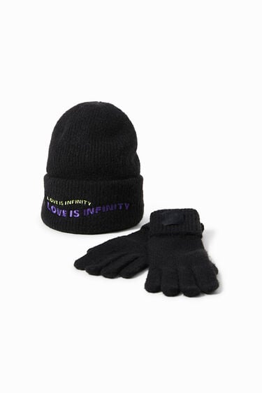 Box cadeau de bonnet et gants | Desigual
