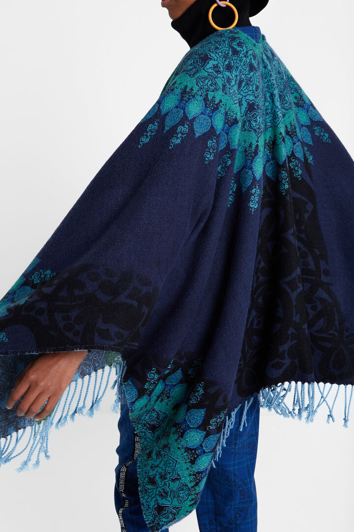 Galactic mandala poncho | Desigual
