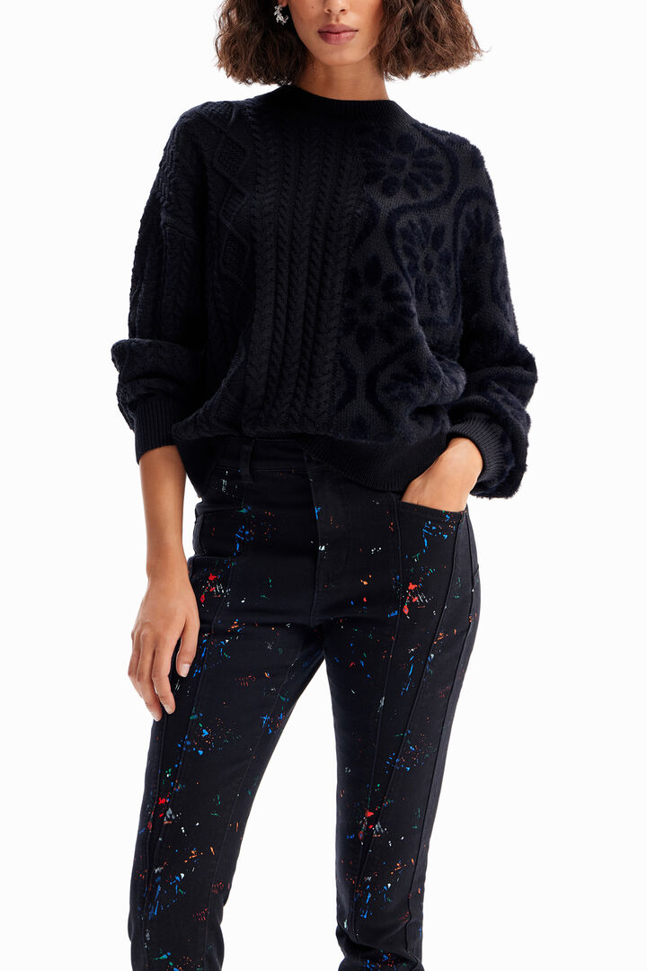 Bemalte Skinny Jeans Push-up | Desigual