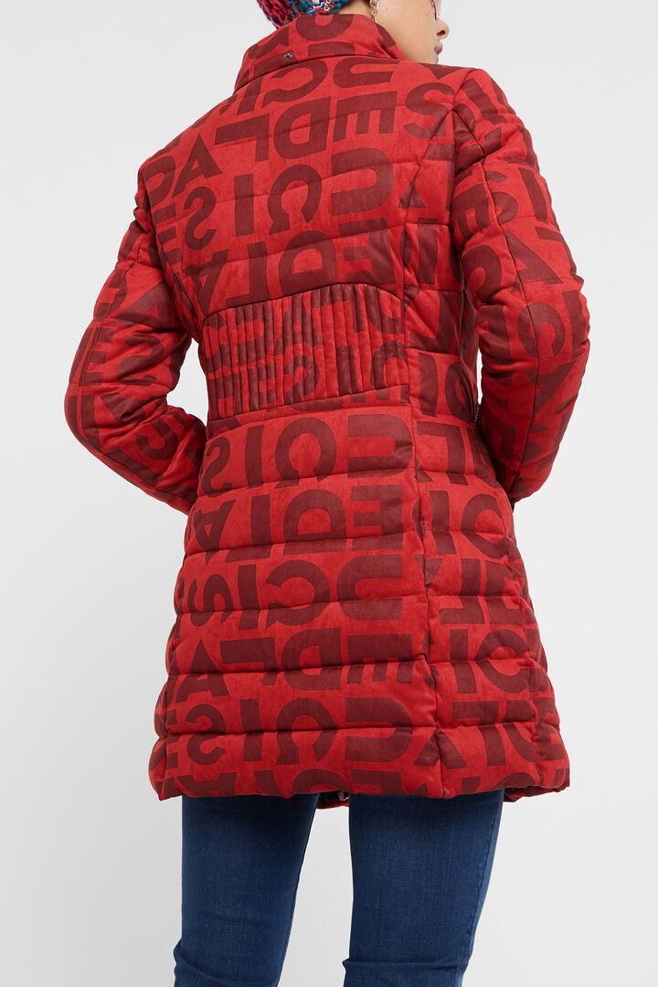 Long padded jacket letters | Desigual