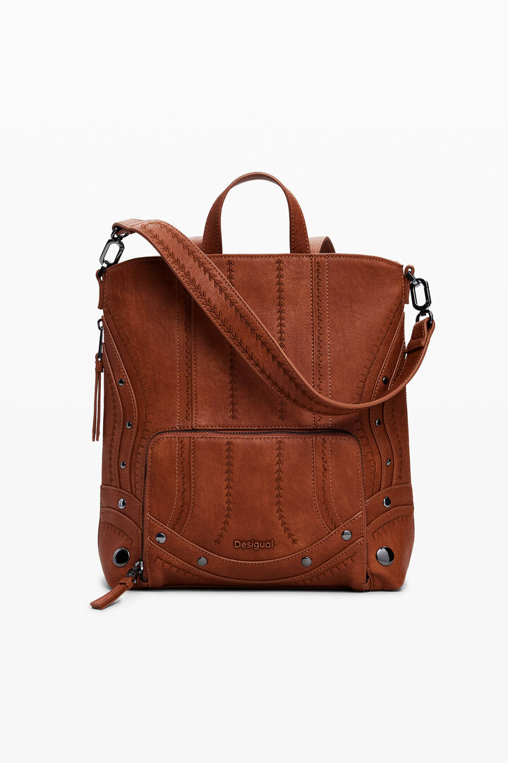 Medium embroidered backpack | Desigual