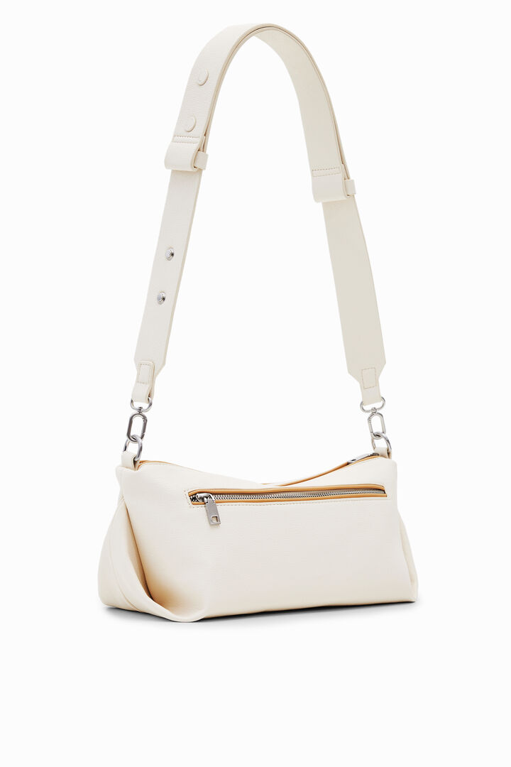 M embroidered shoulder bag | Desigual