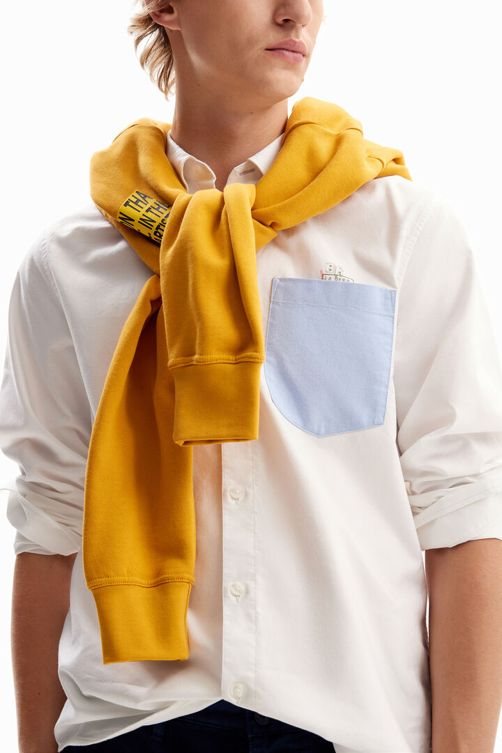 Camisa lisa bolsillo | Desigual