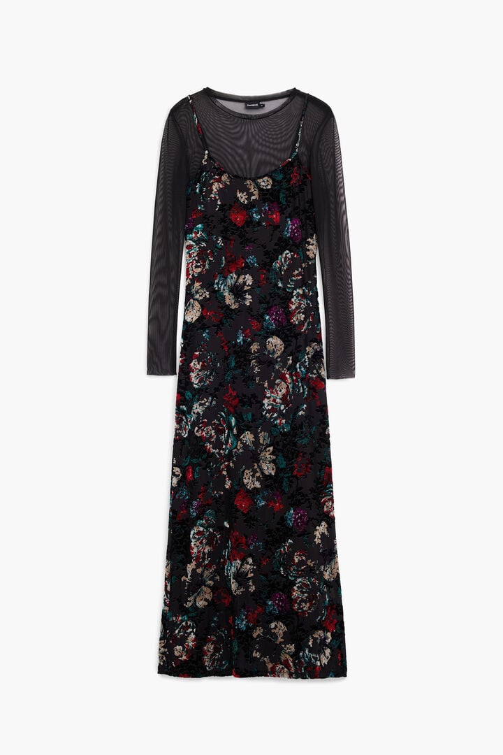 Mesh combo dress | Desigual