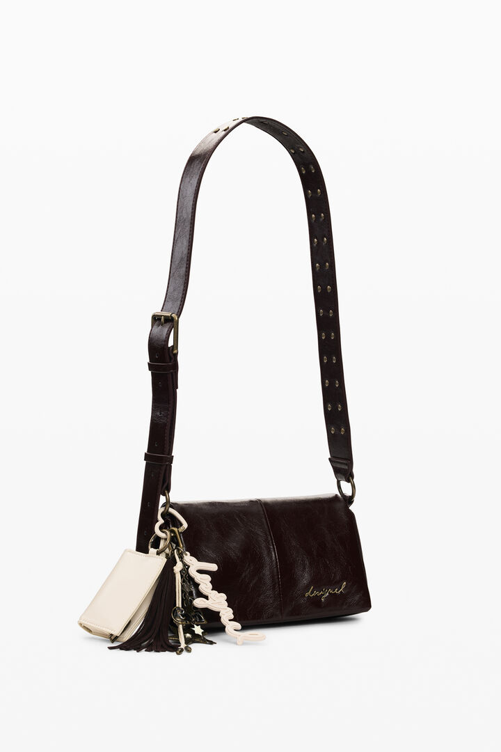Small shiny crossbody bag | Desigual