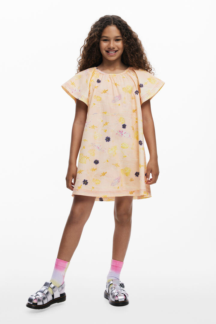 Floral short-sleeve dress | Desigual