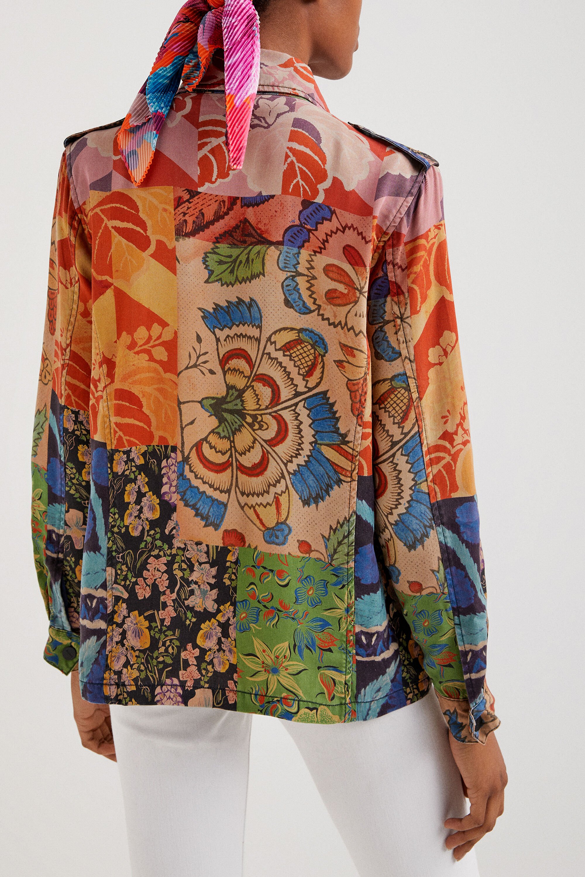 M. Christian Lacroix tropical patchwork jacket | Desigual.com