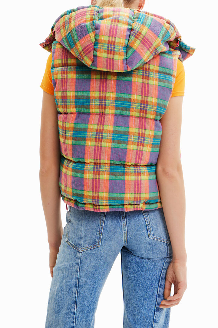Plaid padded gilet | Desigual