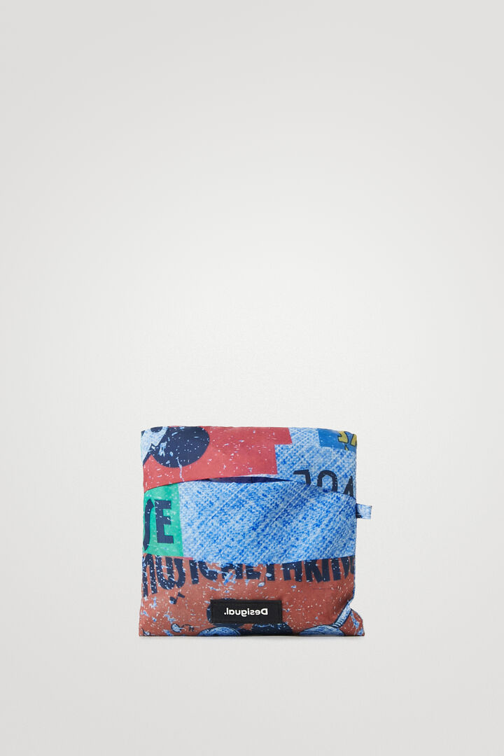 Borsa in denim con illustrazioni di fumetti | Desigual