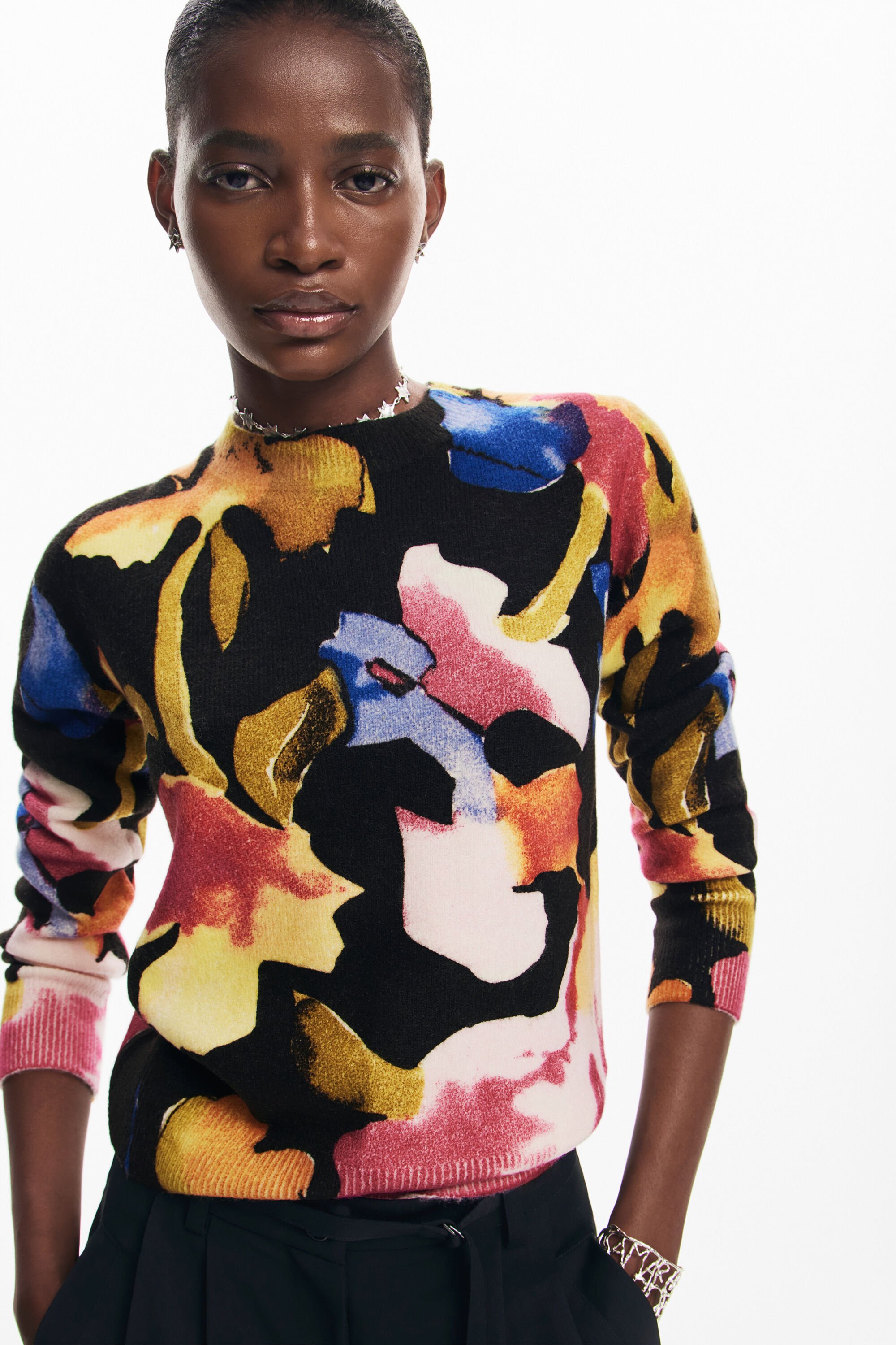 花柄のArtyセーター 女性用 I Desigual.com