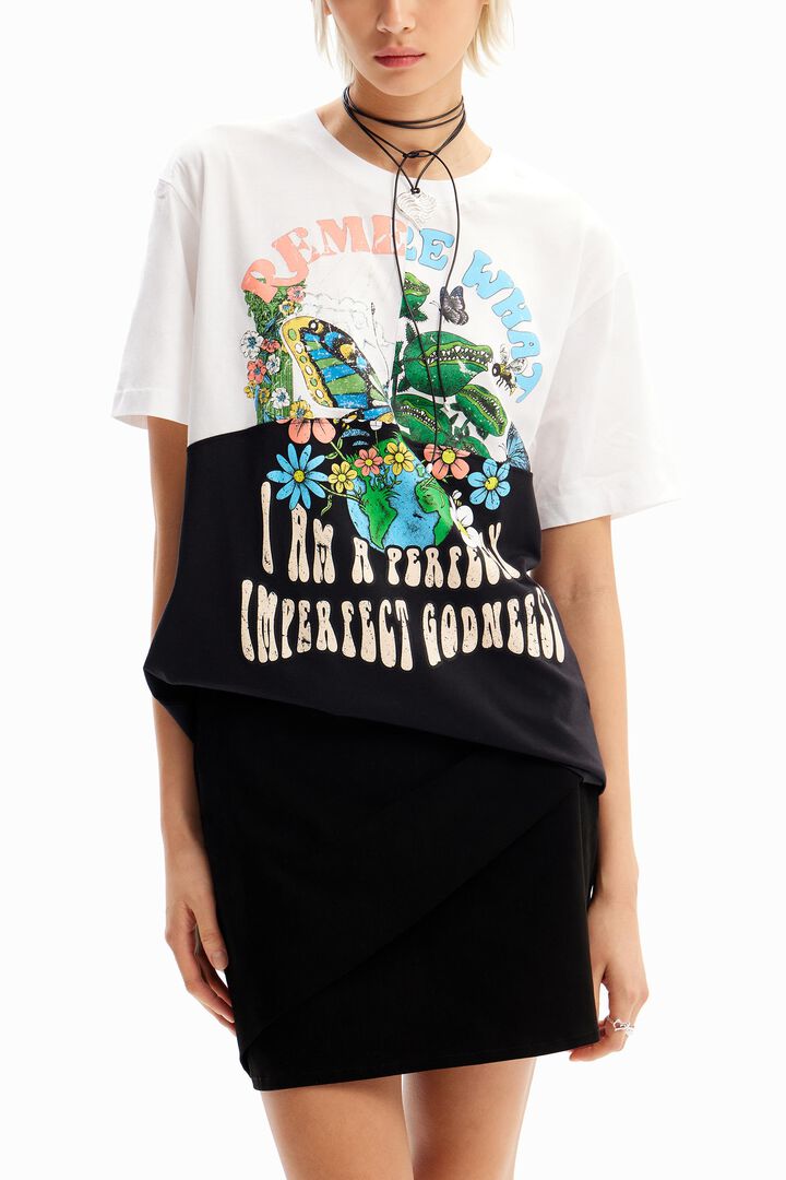 Retro patchwork T-shirt | Desigual