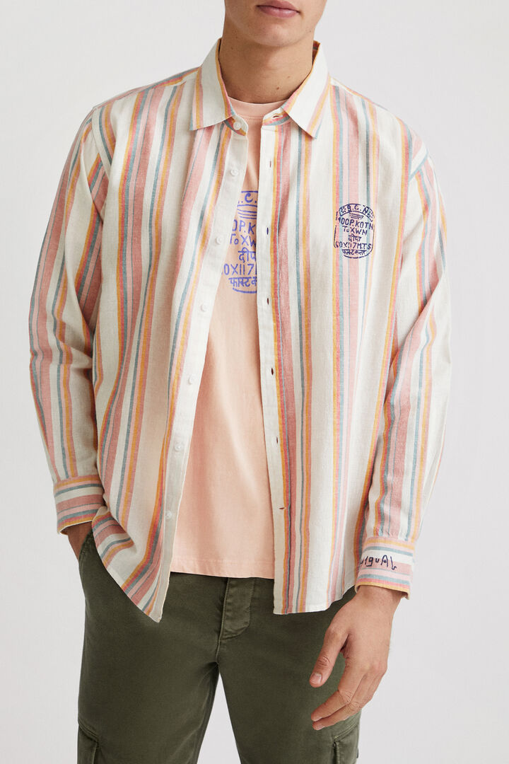 Long-sleeve striped shirt | Desigual