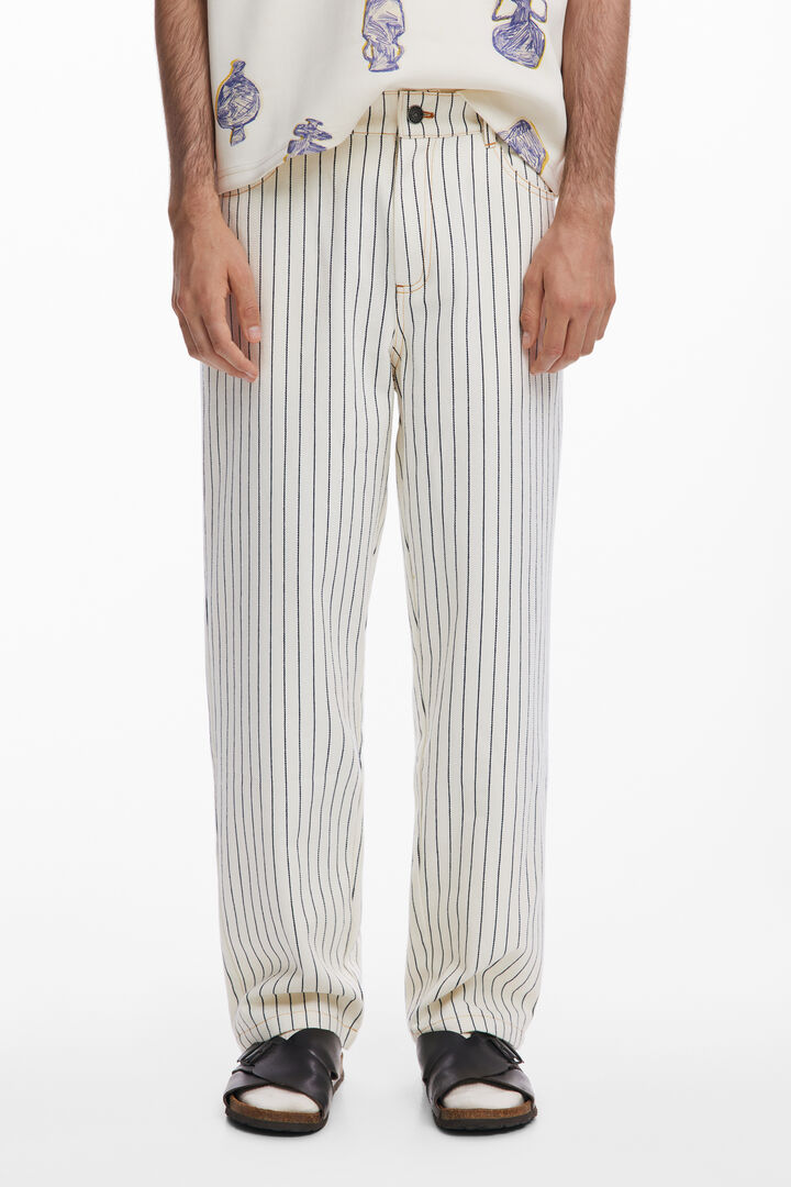Pantalón rayas verticales | Desigual