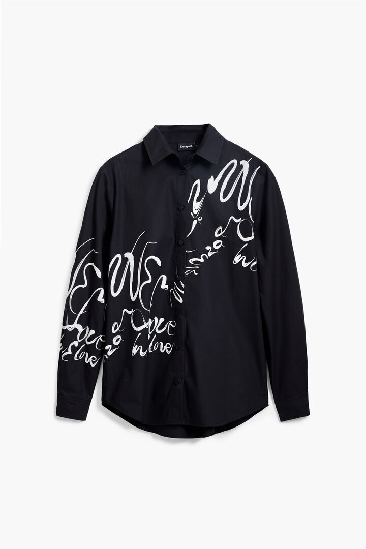 インク文字のシャツ | Desigual