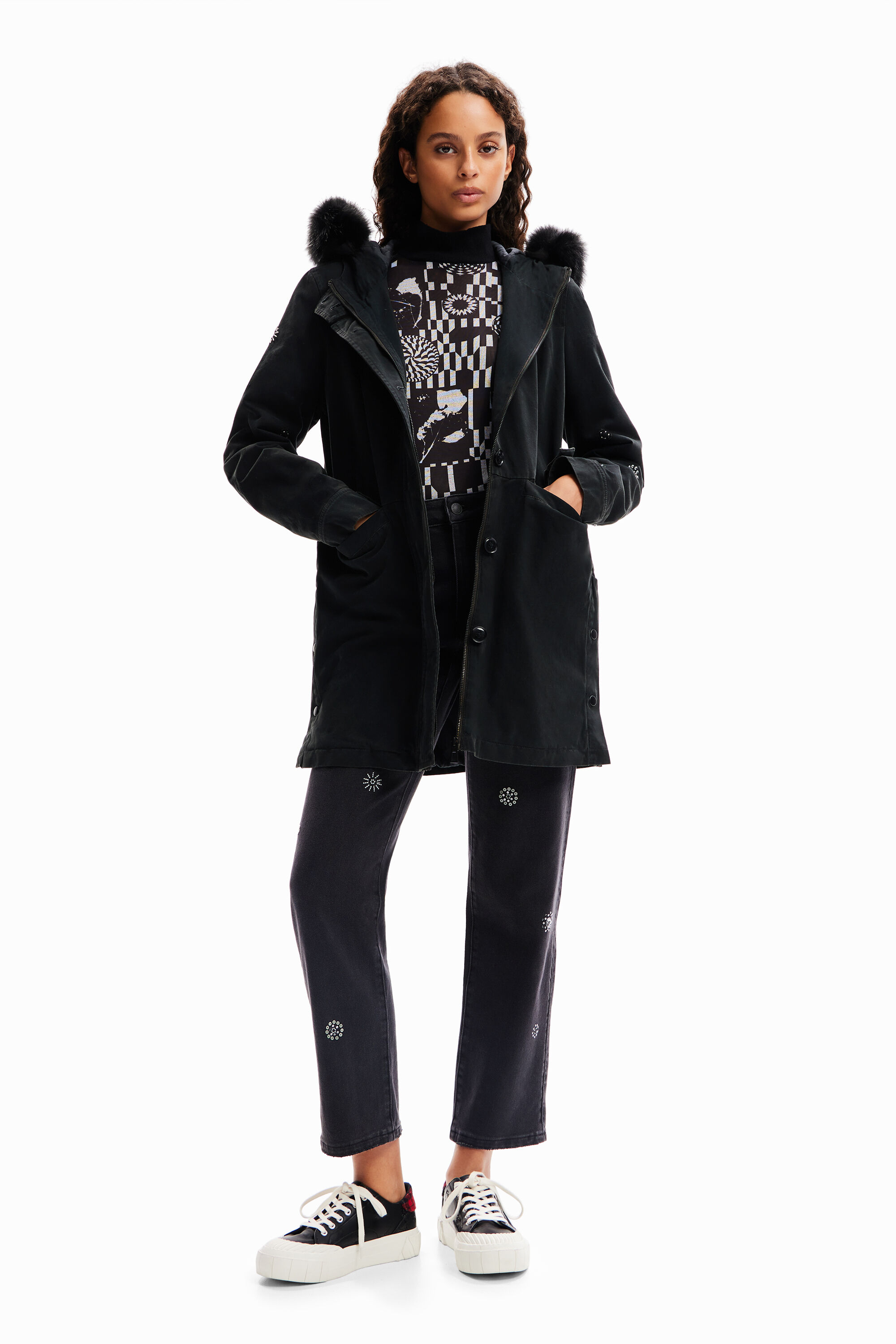 Desigual parka clearance