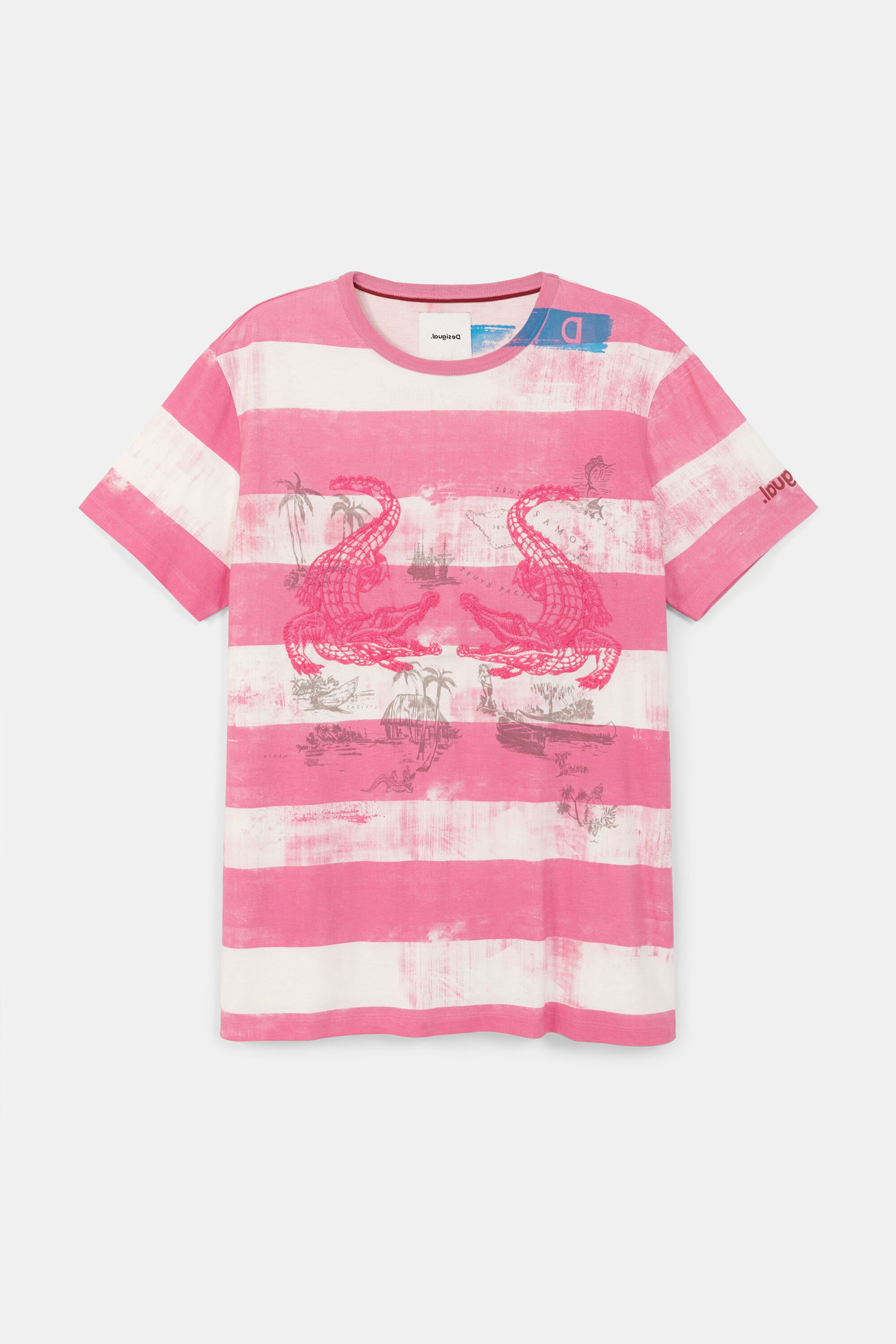 Baumwoll-Shirt Streifen