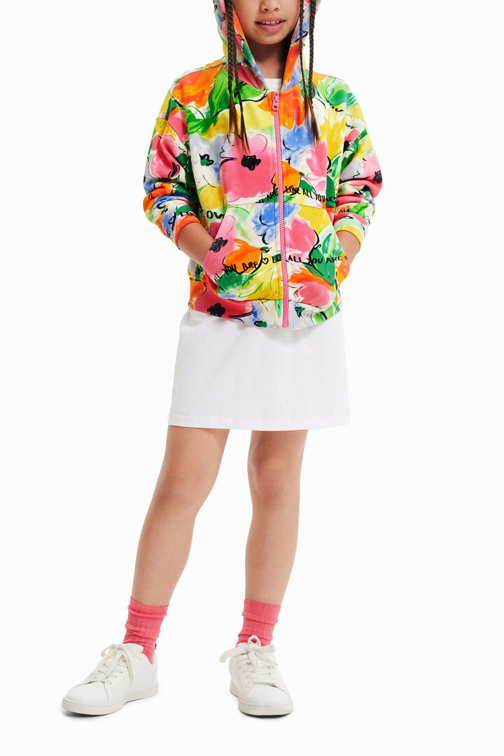 Oversize floral sweatshirt | Desigual