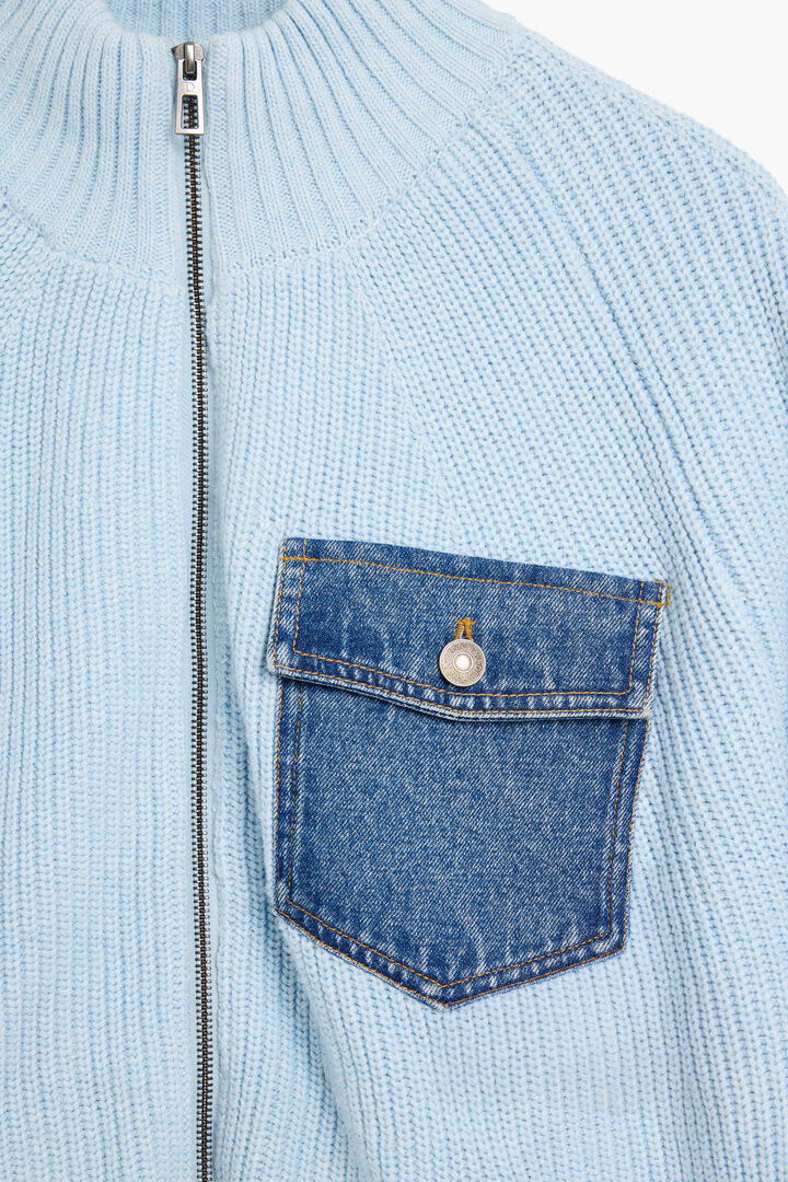 Jersei de punt amb doble cremallera | Desigual