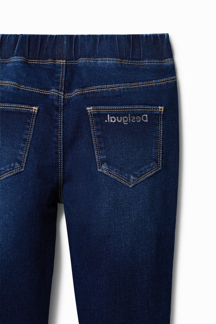 Slim jeggings with designs | Desigual