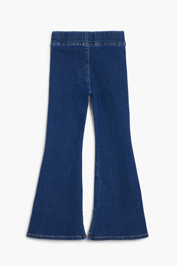 Flared denim-effect leggings | Desigual
