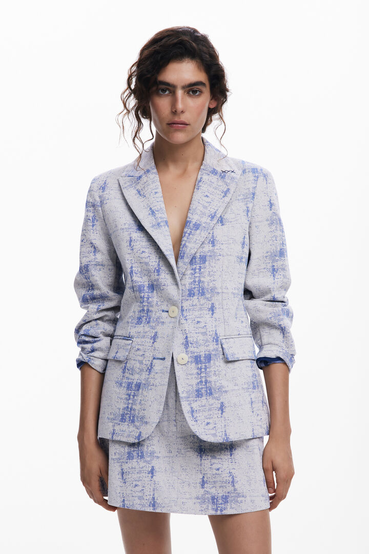 Textured blazer