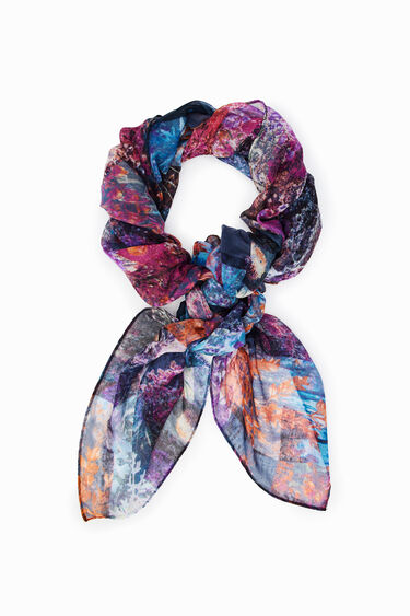 Light patchwork foulard | Desigual