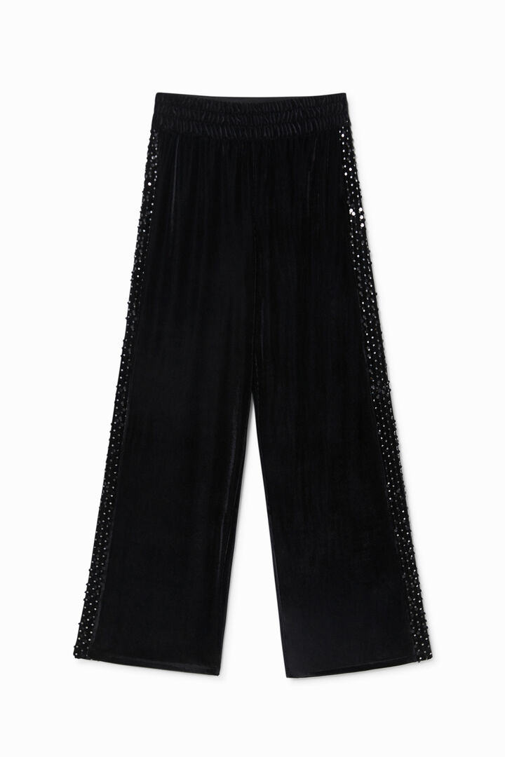 Corduroy palazzo trousers