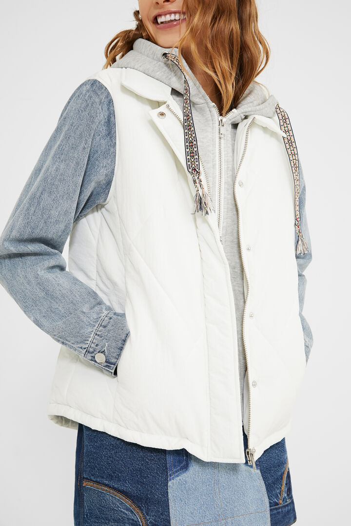 Chaqueta chaleco capucha | Desigual