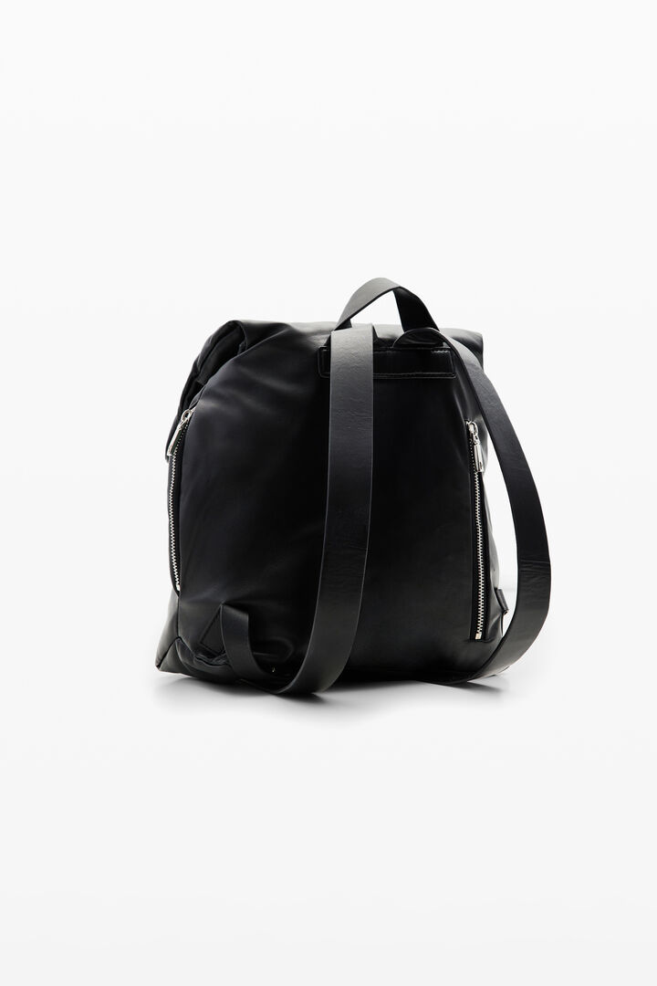 S padded leather backpack | Desigual