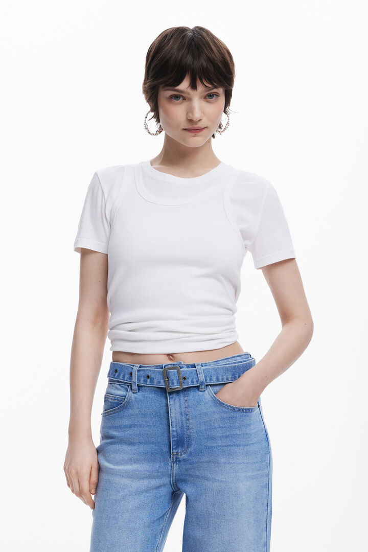 Vaquero Culotte girasoles | Desigual