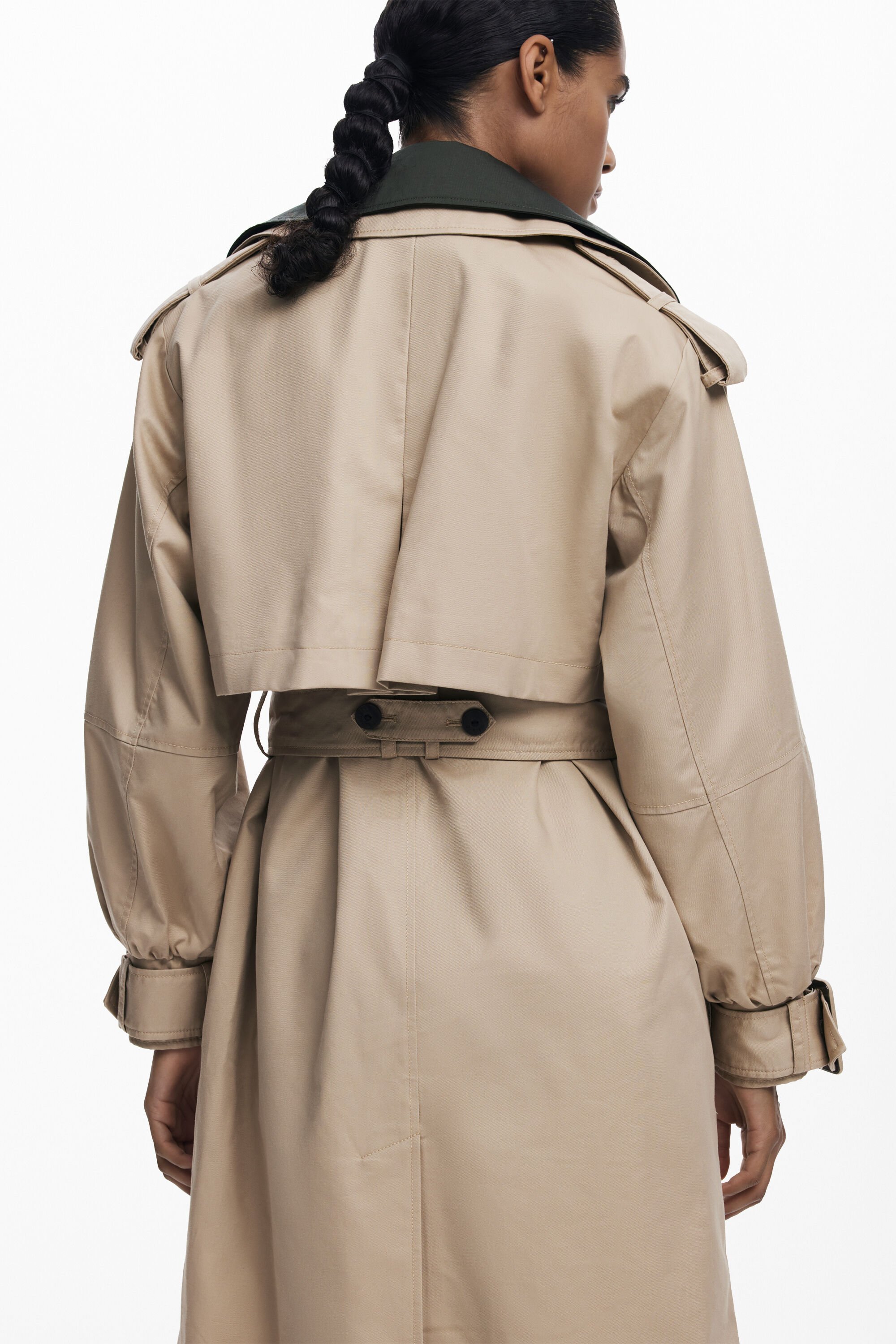 Double-lapel trench coat Women's I Desigual.com