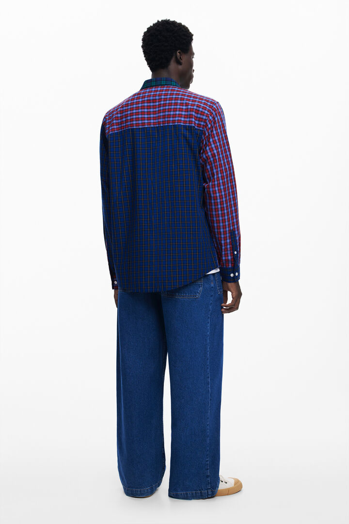 Camisa patchwork cuadros | Desigual